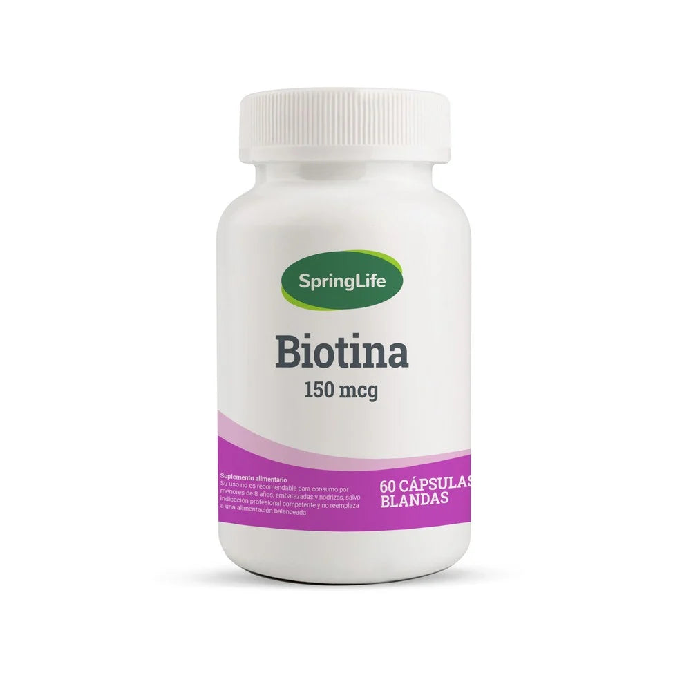 BIOTINA 150 MCG. 60CAPS. BLANDAS