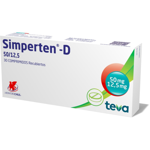 Simperten-D 50/12,5 Mg. 30 Comp.