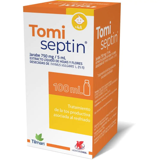 Tomi Septin Jarabe 750 Mg./5 Ml. 100 Ml.