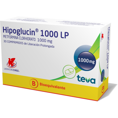 Hipoglucin Lp 1000 Mg. 30 Comp. (B)